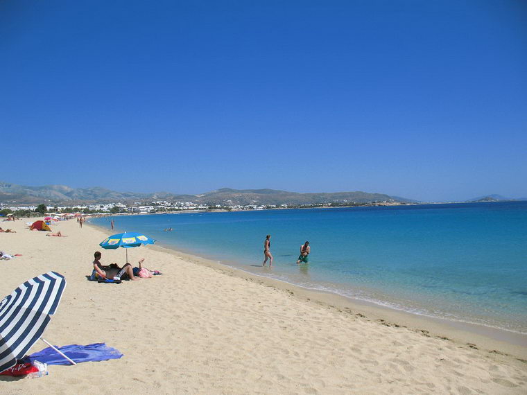 Agios Prokopios Beach in Naxos