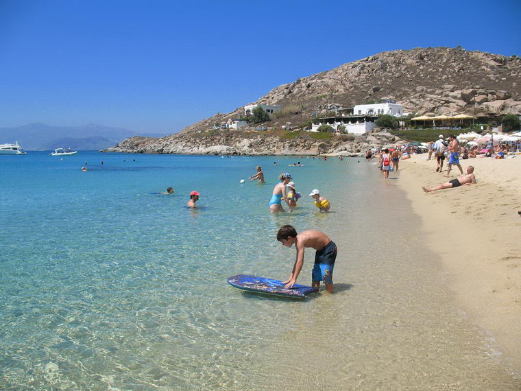 Agios Prokopios Beach in Naxos