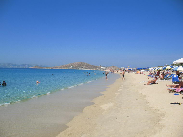 Agios Prokopios Beach in Naxos